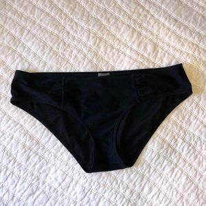 Aerie black bikini bottoms - medium